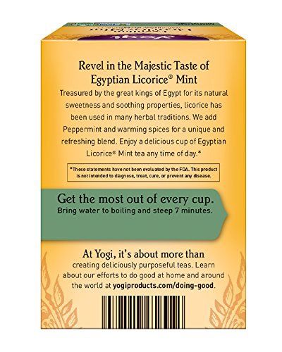 YOGI TEA , Egyptian Licorice Mint Tea