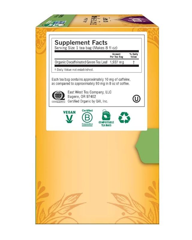 YOGI TEA , Green Tea Pure Green Decaf