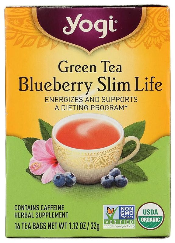 YOGI TEA , Green Tea Blueberry Slim Life YOGI TEA , Green Tea Blueberry Slim Life