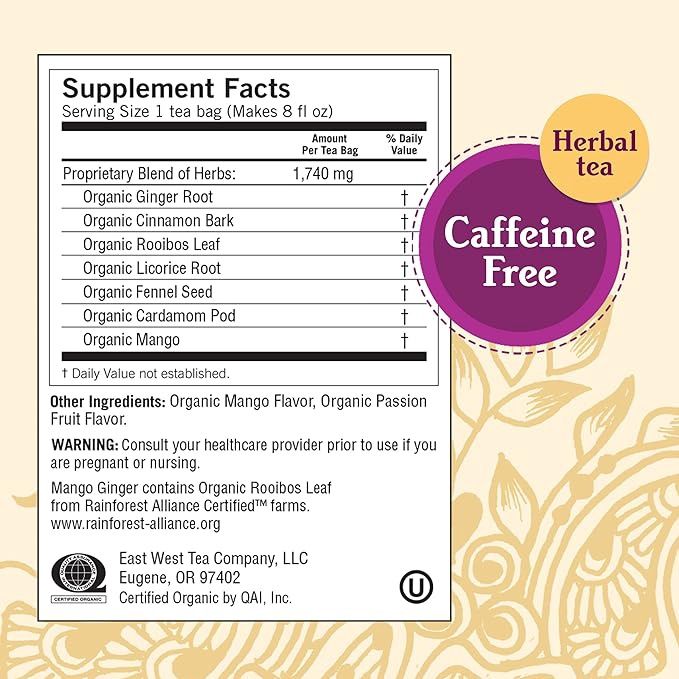 YOGI TEA , Mango Ginger