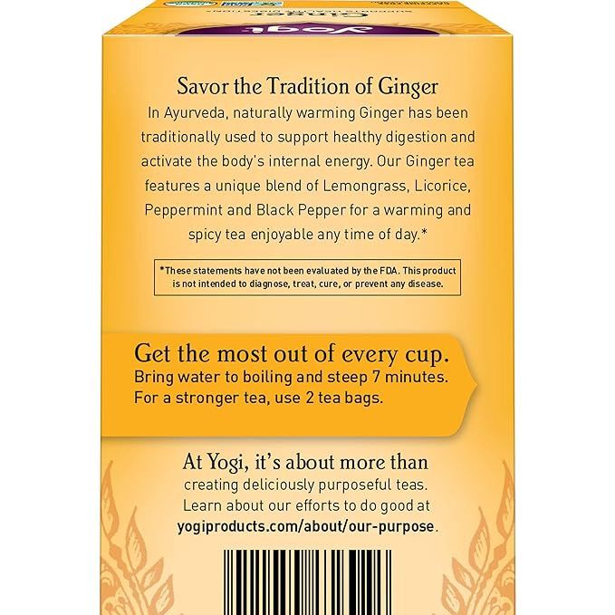 YOGI TEA , Organic Ginger