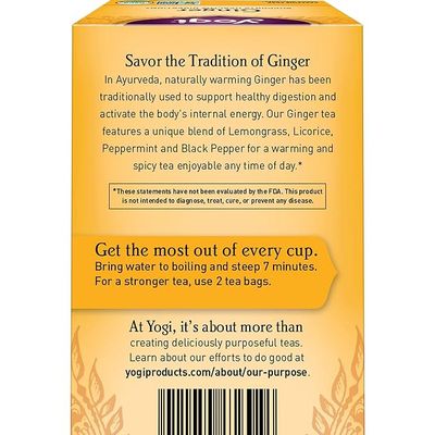 YOGI TEA , Organic Ginger