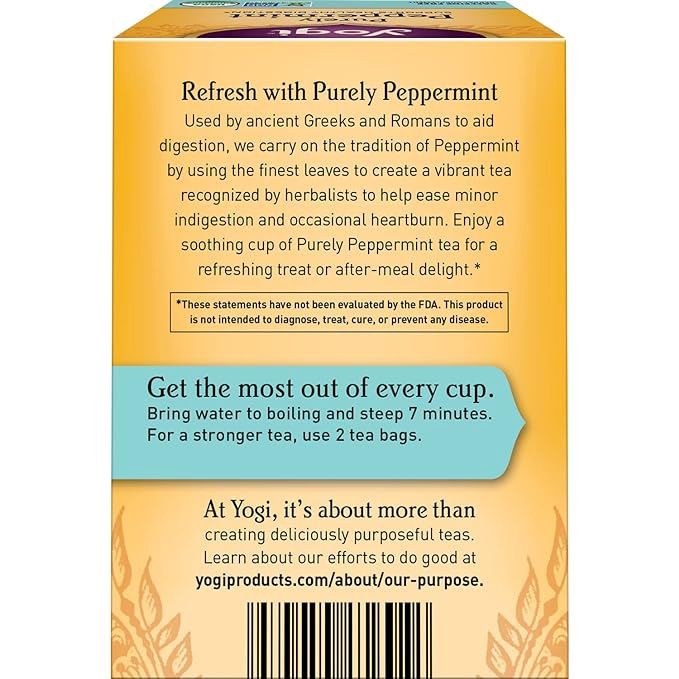 YOGI TEA , Purely Peppermint
