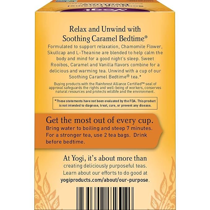 YOGI TEA , Soothing Caramel Bedtime