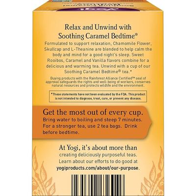 YOGI TEA , Soothing Caramel Bedtime