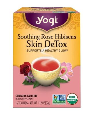 YOGI TEA , Soothing Rose Hibiscus Skin DeTox Tea