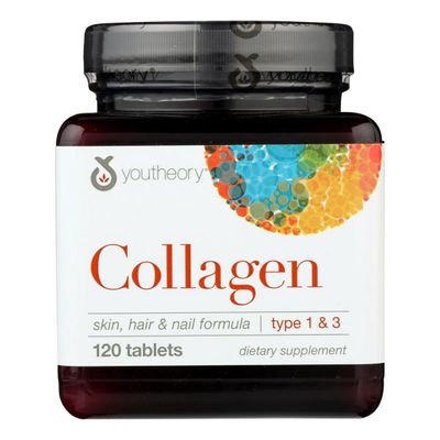 Youtheory , Youtheory Collagen - Type 1 And 3 - 120 Tablets Youtheory , Youtheory Collagen - Type 1 And 3 - 120 Tablets