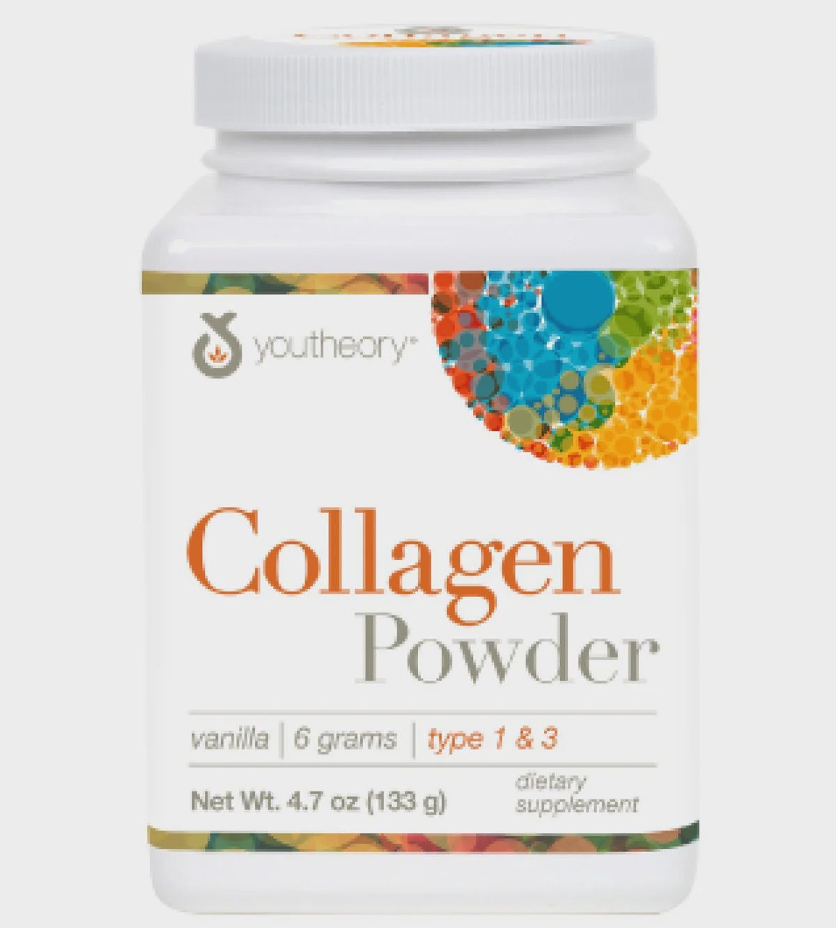 Youtheory , Collagen Powder Vanilla 4.7 Oz Powder