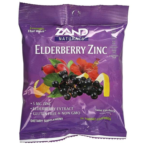 Zand, Elderberry Zinc - 15 Lozenges