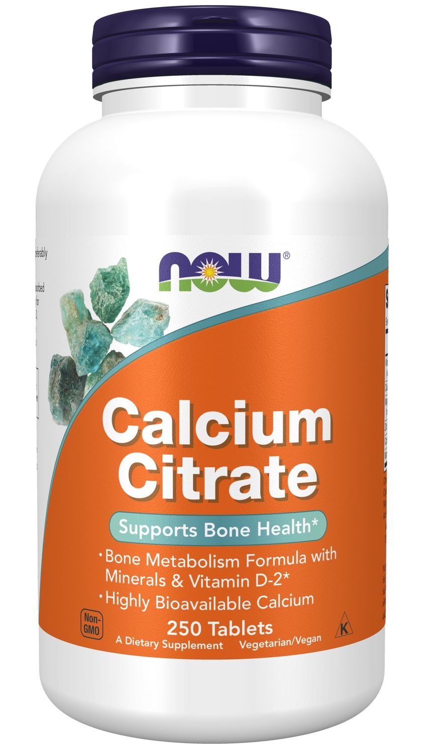 Now Supplements , Calcium Citrate - 250 Tablets