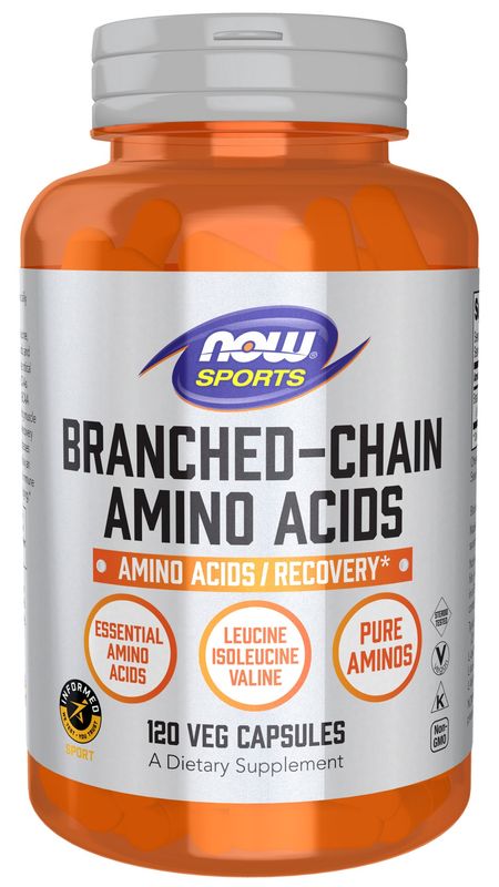 Now Sports , Branched Chain Amino Acids - 120 Veg Capsules Now Sports , Branched Chain Amino Acids - 120 Veg Capsules