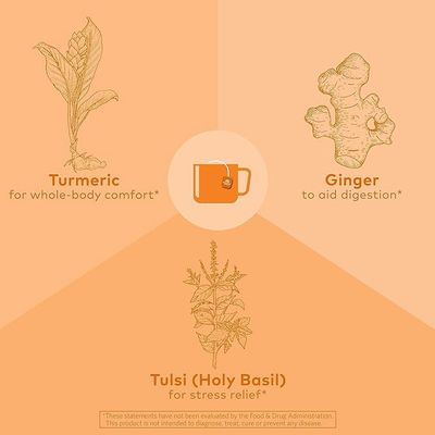 ORGANIC INDIA , Tulsi Tea, Turmeric Ginger