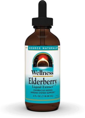 Source Naturals , Wellness Elderberry Liq Ext 4Oz Source Naturals , Wellness Elderberry Liq Ext 4Oz