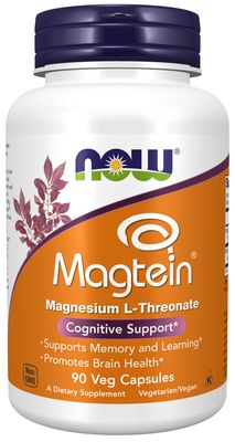 Now Supplements , Magtein - 90 Veg Capsules Now Supplements , Magtein - 90 Veg Capsules
