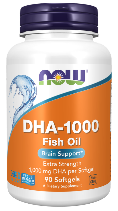 Now, Dha-1000 Fish Oil, 90 Softgels Now, Dha-1000 Fish Oil, 90 Softgels