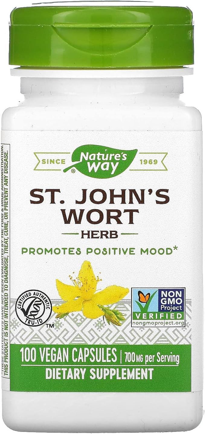 Natures Way, St. John's Wort 700 Mg 100 Vegan Caps