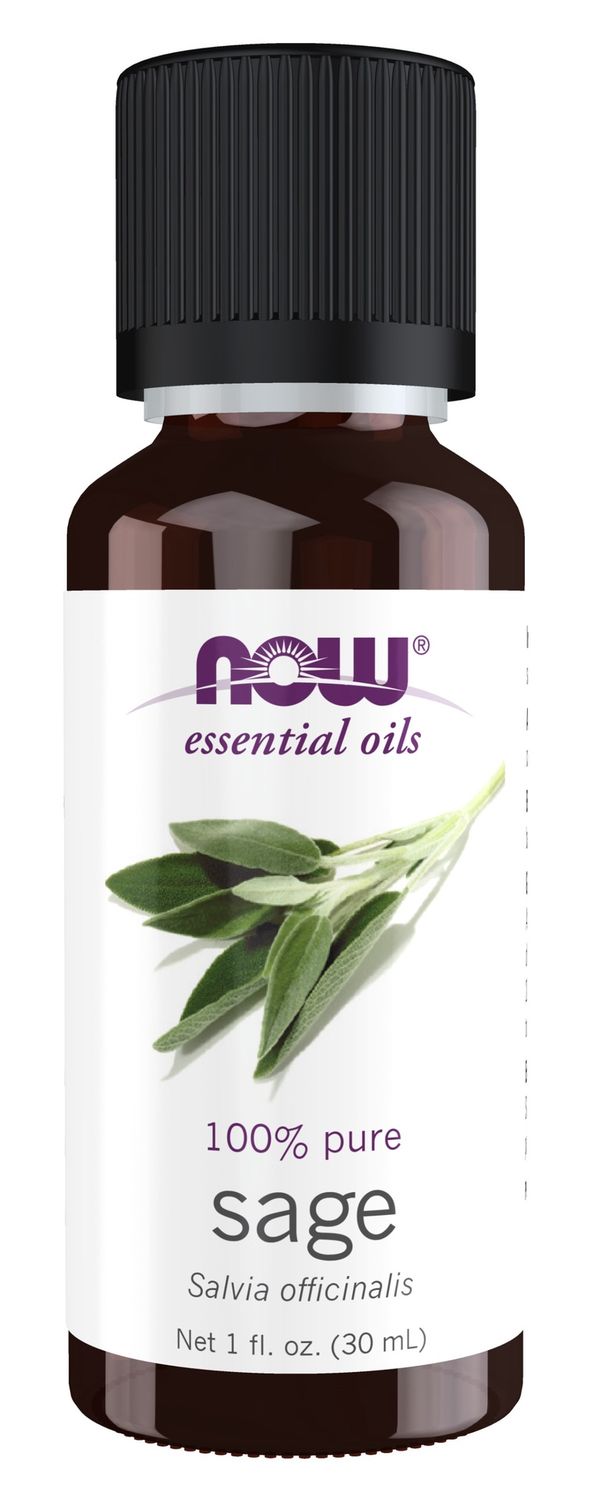 Now Essential Oils , Sage Oil - 1 Fl. Oz.