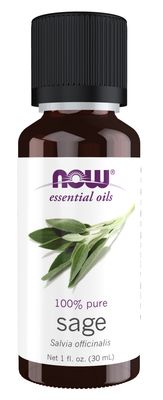 Now Essential Oils , Sage Oil - 1 Fl. Oz. Now Essential Oils , Sage Oil - 1 Fl. Oz.