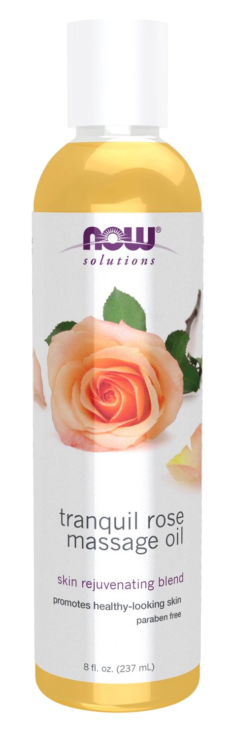 Now Solutions , Tranquil Rose Massage Oil - 8 Fl. Oz.