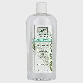 Tea Tree Therapy, Tea Tree Oil Mouthwash, Natural Fresh Flavor, 12 Fl Oz (354 Ml)