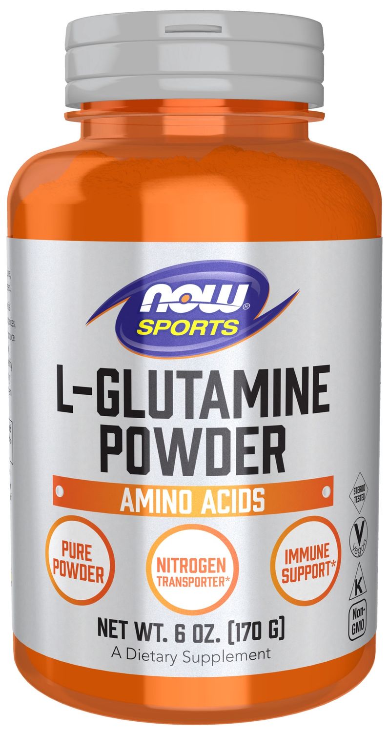 Now Sports , L-Glutamine Powder - 6 Oz.