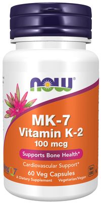 Now Supplements , Mk-7 Vitamin K-2 100 Mcg - Veg Capsules
