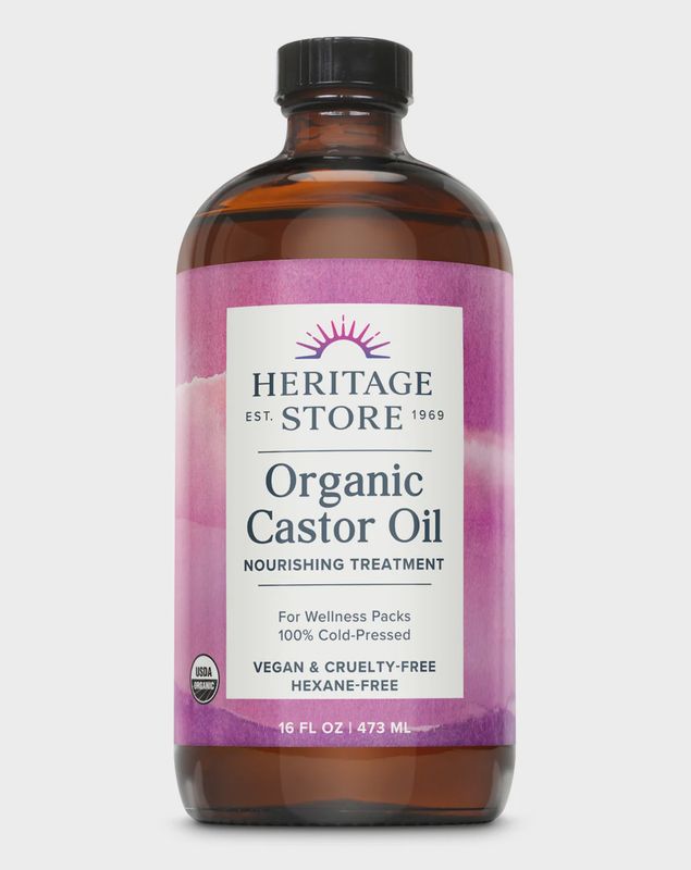 Heritage Store , Castor Oil, Organic Heritage Store , Castor Oil, Organic