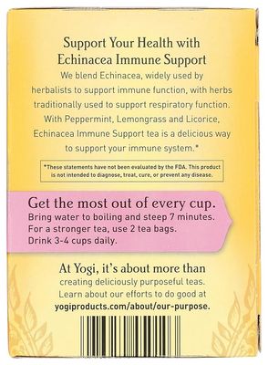 YOGI TEA , Echinacea Immune Support