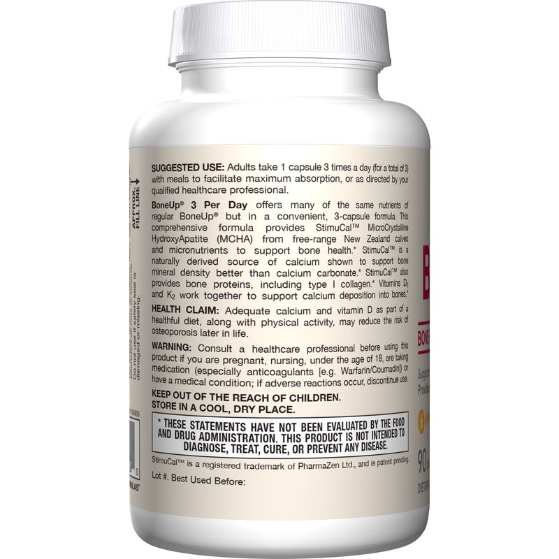 Jarrow , Boneup 3 Per-Day, 1,000 Mg