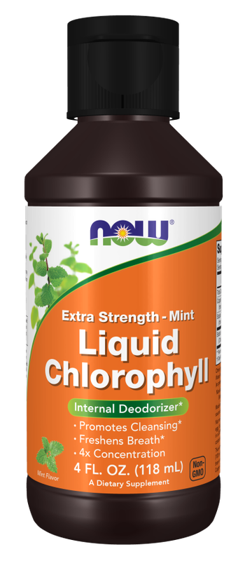 Now, Extra Strength Mint, Liquid Chlorophyll, 4 Oz. Now, Extra Strength Mint, Liquid Chlorophyll, 4 Oz.
