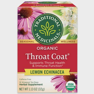 TRADITIONAL MEDICINALS , Throat Coat Lemon Echinacea Tea