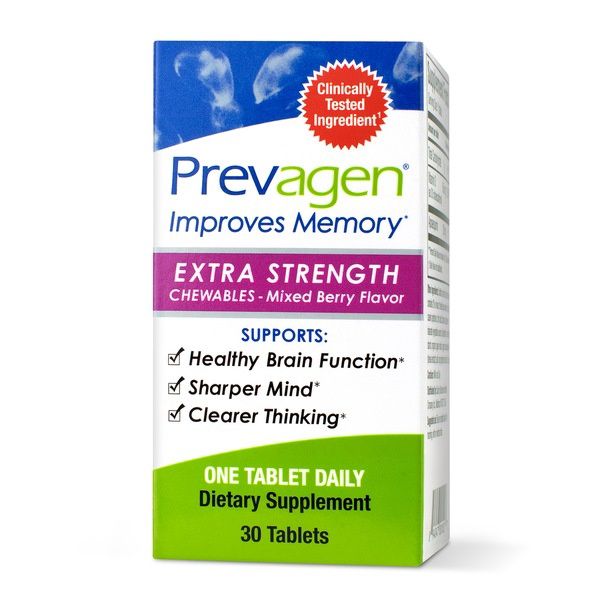 Prevagen , Prevagen Extra Strength Chewables Mixed Berry Flavor 20Mg, 30Ct