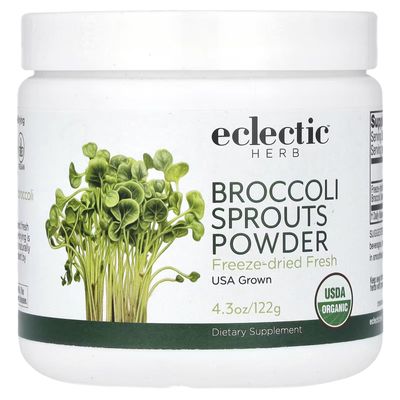 Eclectic, Broccoli Sprouts Powder 4.3Oz