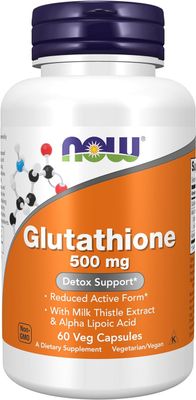 Now Supplements , Glutathione 500 Mg - Veg Capsules
