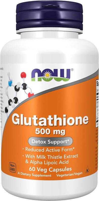 Now Supplements , Glutathione 500 Mg - Veg Capsules