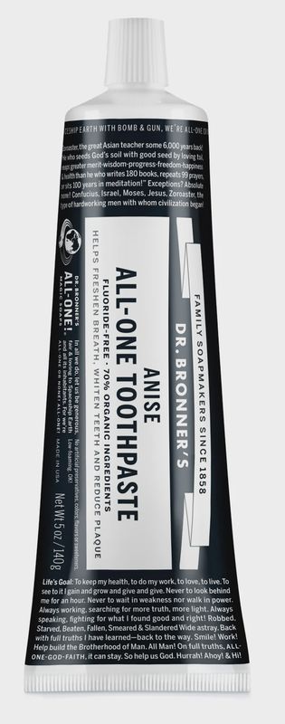 Dr Bronner , All-One Toothpaste- Anise Dr Bronner , All-One Toothpaste- Anise