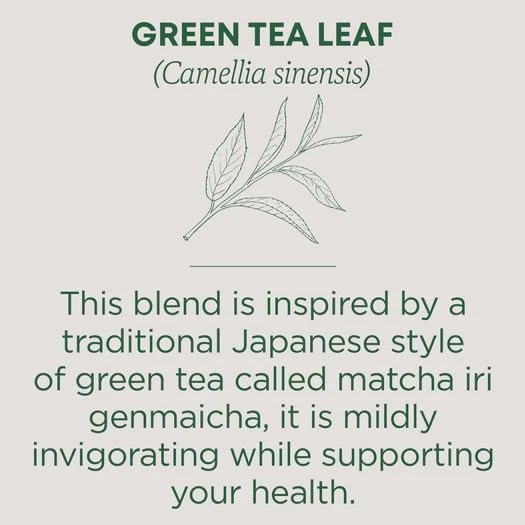 TRADITIONAL MEDICINALS , Green Tea Matcha with Toasted Rice
