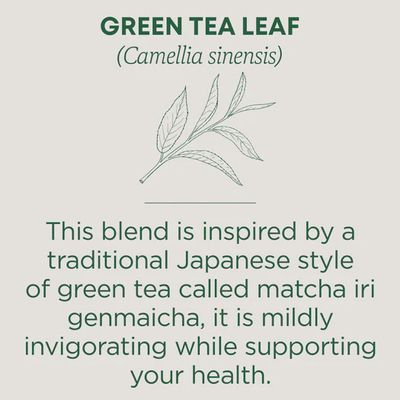 TRADITIONAL MEDICINALS , Green Tea Matcha with Toasted Rice