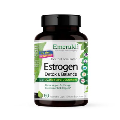Emerald , Estrogen Detox - 60 Vcaps Vegan Emerald , Estrogen Detox - 60 Vcaps Vegan