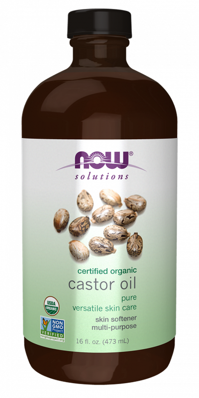 Now, Organic Castor Oil, 16 Oz. Now, Organic Castor Oil, 16 Oz.