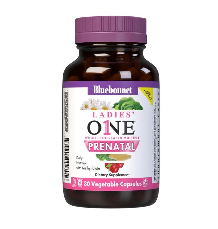 Bluebonnet, Ladies' One Prenatal, 30 Veg Caps