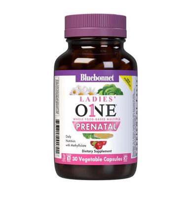 Bluebonnet, Ladies' One Prenatal, 30 Veg Caps