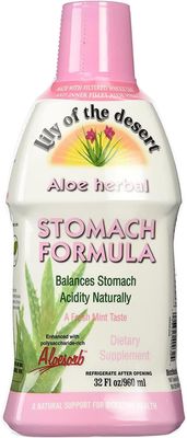 Lily Of The Desert , Aloe Herbal, Stomach Formula, Mint