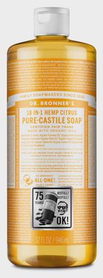 Dr Bronner , Citrus - Pure-Castile Liquid Soap
