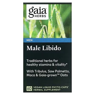 Gaia Herbs, Mens Male Libido 60 Softgels