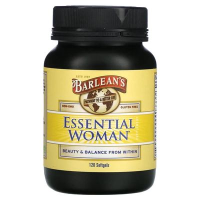 Barlean's, Essential Woman, 120 Softgels Barlean's, Essential Woman, 120 Softgels