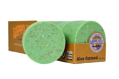 Sappo Soap , Sappo Hill Glycerine Cream Soap Aloe Oatmeal - 1 Bar