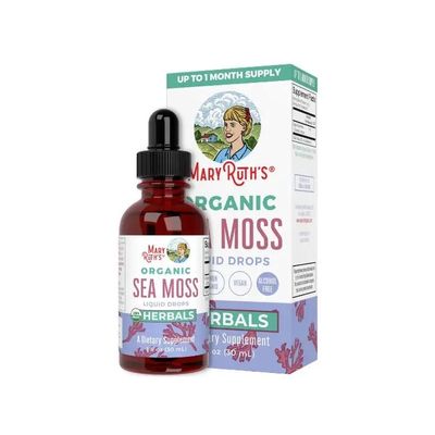 Mary Ruths Organic Sea Moss Liquid Extract 1Fl Oz Mary Ruths Organic Sea Moss Liquid Extract 1Fl Oz