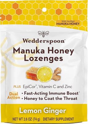 Wedderspoon, Manuka Honey Lozenges Lemon Ginger 18 Ct.
