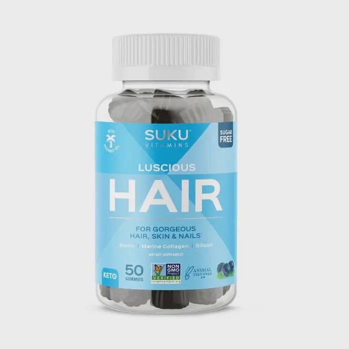 Suku , Suku Luscious Hair, 50 Gummies